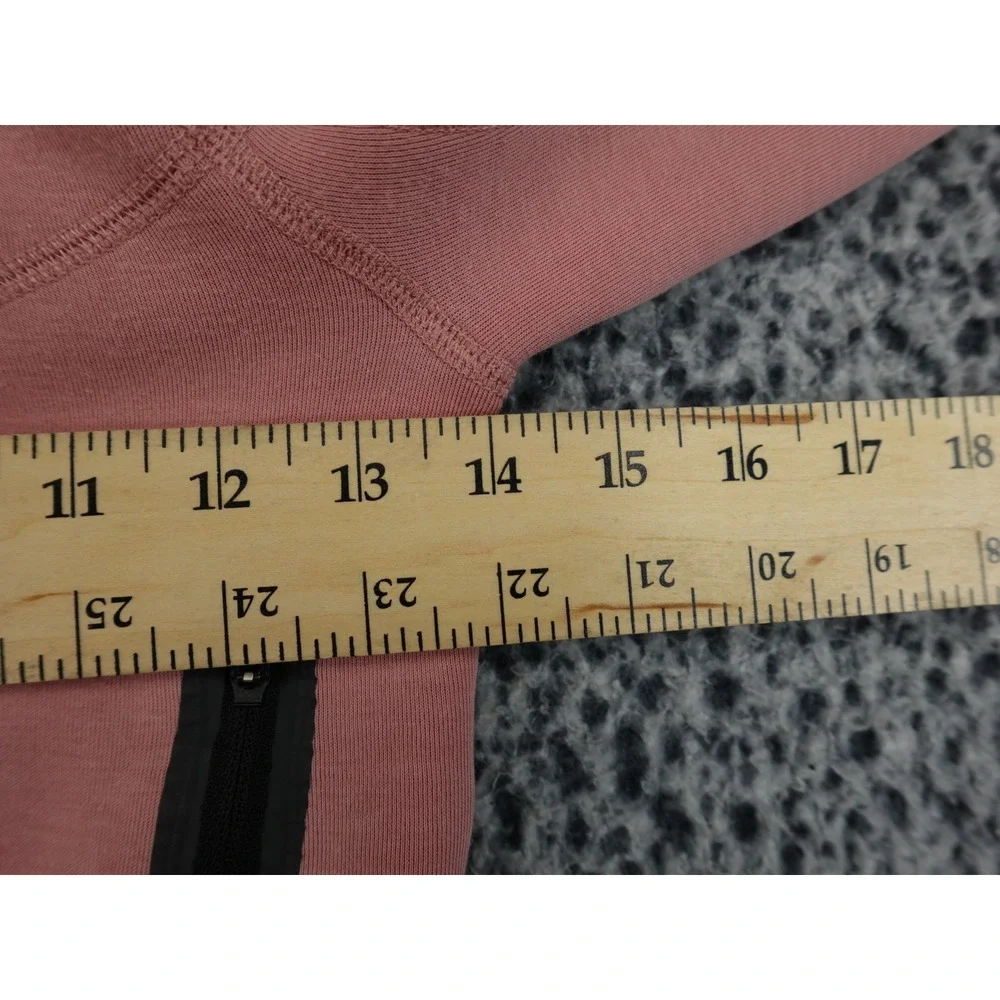 Nike Tech Fleece Full Zip Hoodie Girls Size 5 Pink CU9223-603 Excellent
